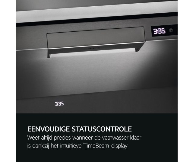 AEG FSE76737P inbouw vaatwasser met energieklasse A label