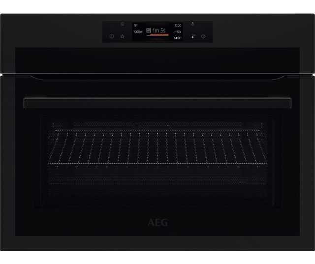AEG KME768080T inbouw oven met magnetron - mat zwart
