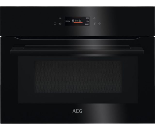 Aeg KMF761080B inbouw oven met magnetron - zwart
