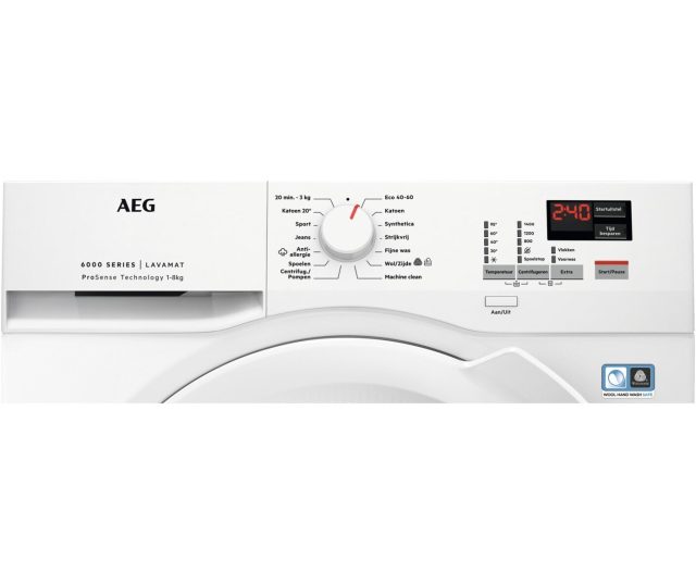 AEG LF6KIEL wasmachine met 1400 toeren en 8 kg.