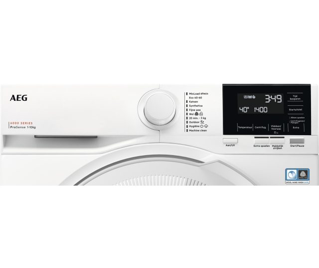 AEG LR63142 wasmachine ProSense met 10 kg vulgewicht