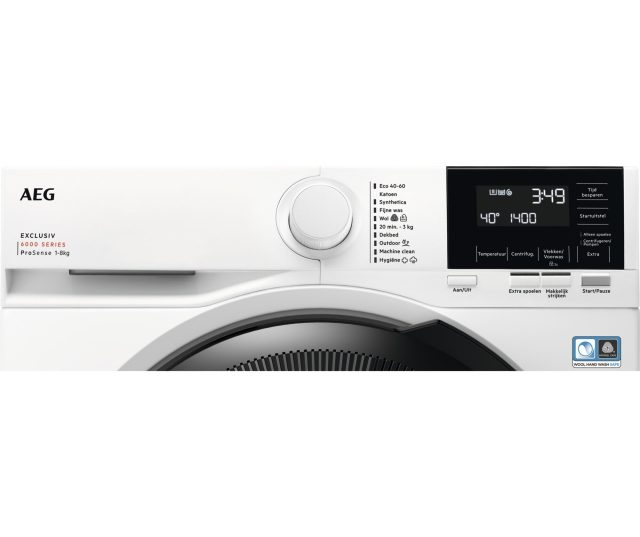 AEG LR6KOLN wasmachine met 1400 toeren en ProSense