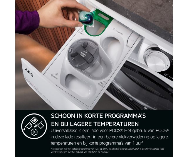 Aeg LR86XDOSE wasmachine met 10 kg. en PowerClean