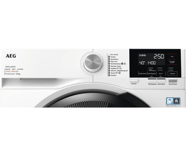 Aeg LWR739X64 was/droogcombinatie met ProSteam en DualSense