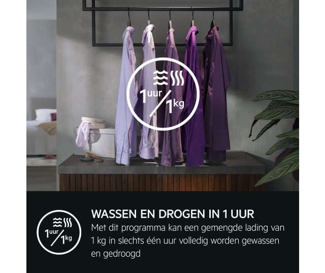 AEG LWR7676BI inbouw was/droogcombinatie met ProSteam