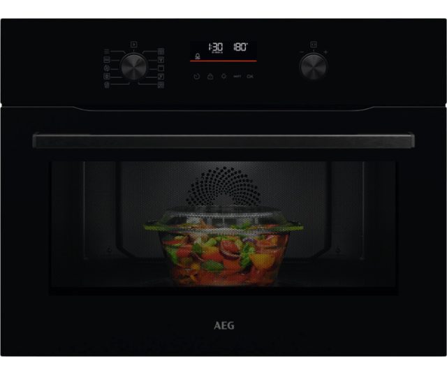 AEG OO5NK40K inbouw combi magnetron- zwart