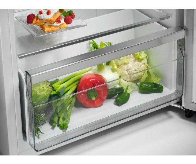 Aeg RDB424E1AX zilver met vlekvrij rvs-look deu koelkast