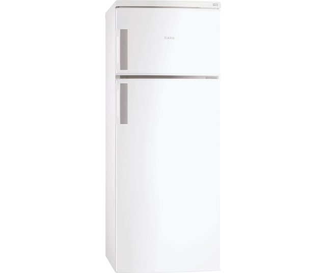 De buitenzijde van de 160 cm. hoge Aeg S52700DSW1 koelkast wit