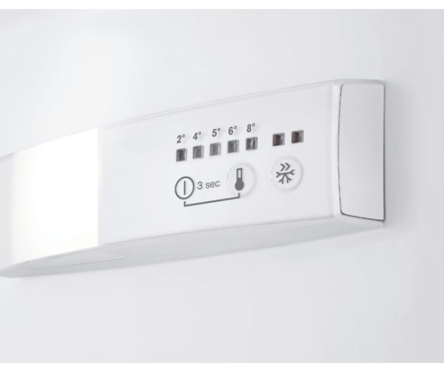 De thermostaat van de Aeg S53830CNX2 koelkast rvs