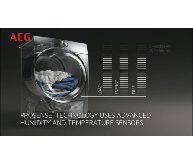 Aeg T6DB82GP condens droger - 8 kg. vulgewicht