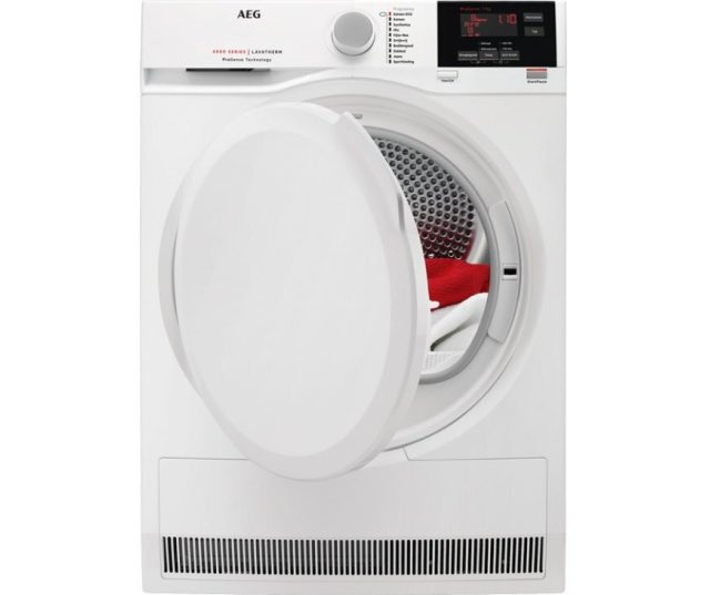 Aeg T6DB82GP condensdroger - 8 kg. vulgewicht