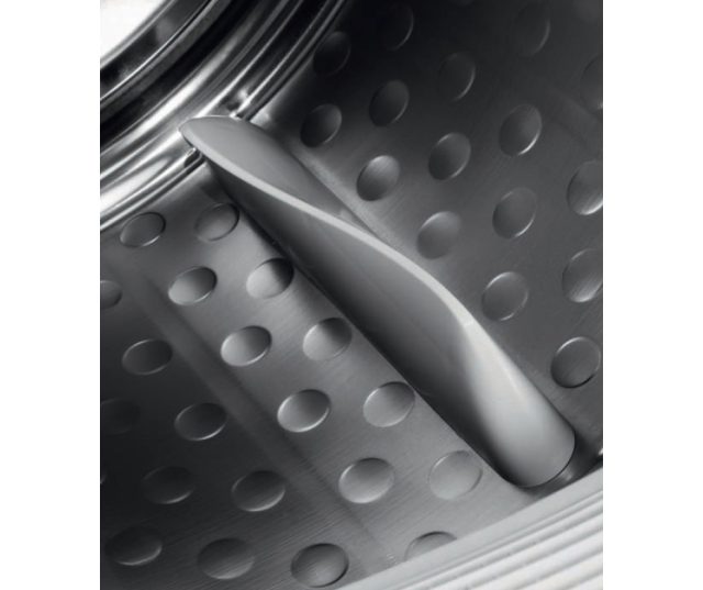 De AEG T88595IS wasdroger is voorzien van de nieuwe ProTex trommel en Woolmark Gold certificaat
