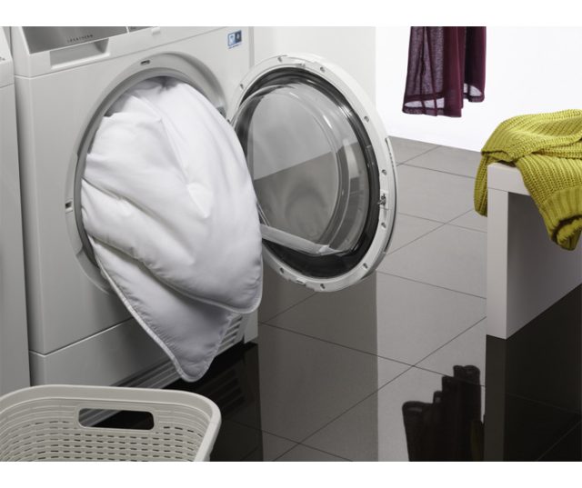 De Aeg T88597NIS droger warmtepomp heeft een maximaal vulgewicht van 9 kg