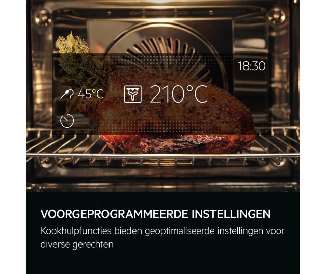 AEG TK8NK72FT inbouw oven met magnetron - mat zwart