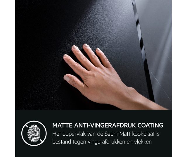AEG TO74IB00CZ inductie kookplaat - 71 cm. - SaphirMatt glasplaat