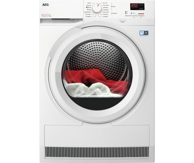 AEG TR718A2B warmtepomp droger - wit - SensiDry