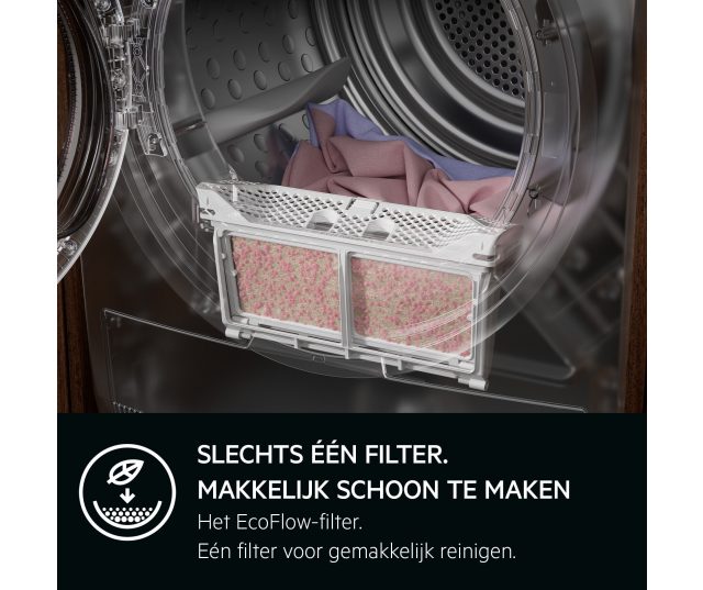 Aeg TR86KASSEL zuinige warmtepomp droger met energieklasse B label