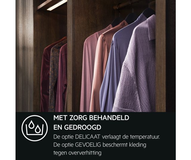 Aeg TR86KASSEL zuinige warmtepomp droger met energieklasse B label