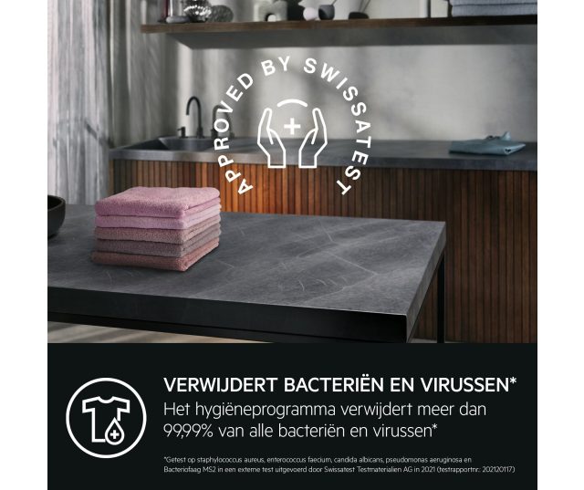 Aeg TR86KASSEL zuinige warmtepomp droger met energieklasse B label