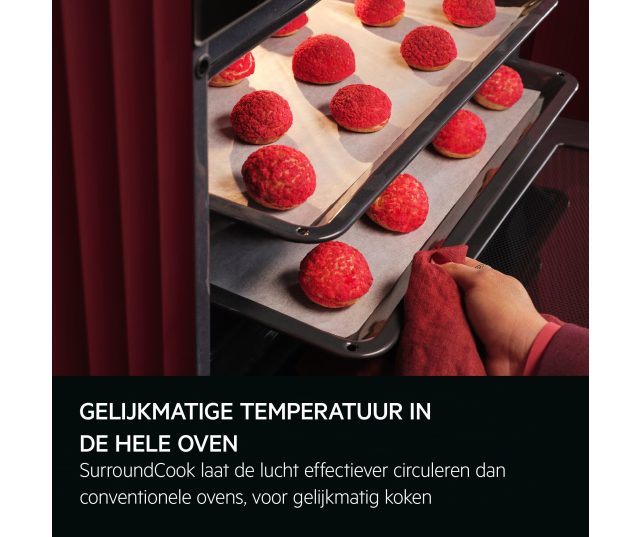 AEG TU5PB401SB inbouw oven met wifi - zwart