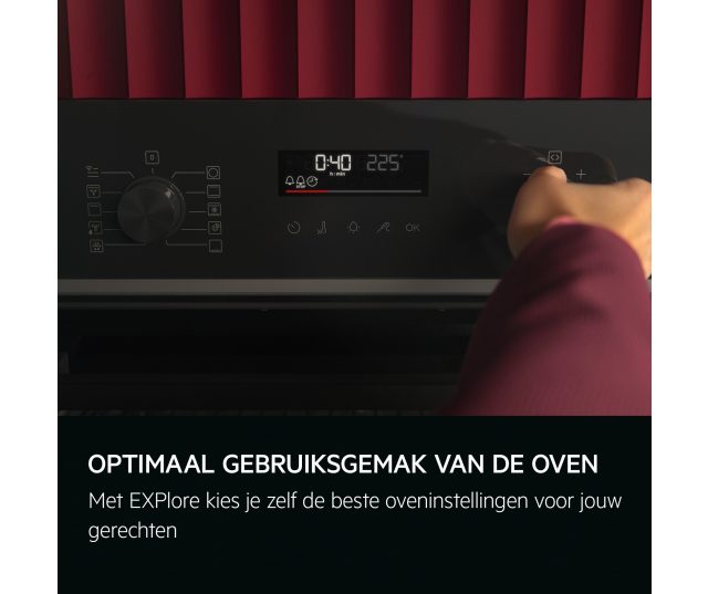 AEG TU5PB401SB inbouw oven met wifi - zwart