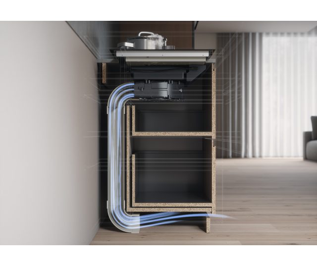 Atag HIDD08471EVX inbouw inductie kookplaat met afzuiging