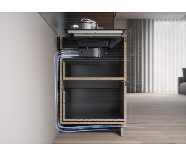 Atag HIDD08471EVX inbouw inductie kookplaat met afzuiging