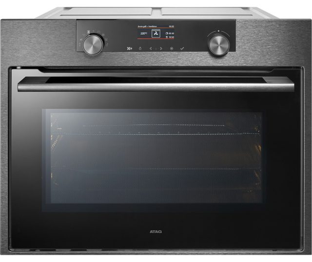 Atag BCM46121C inbouw oven met magnetron - blacksteel