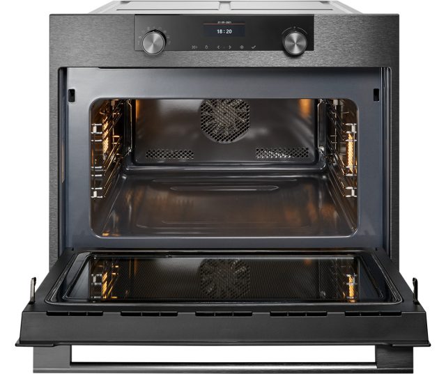 Atag BCM46121C inbouw oven met magnetron - blacksteel