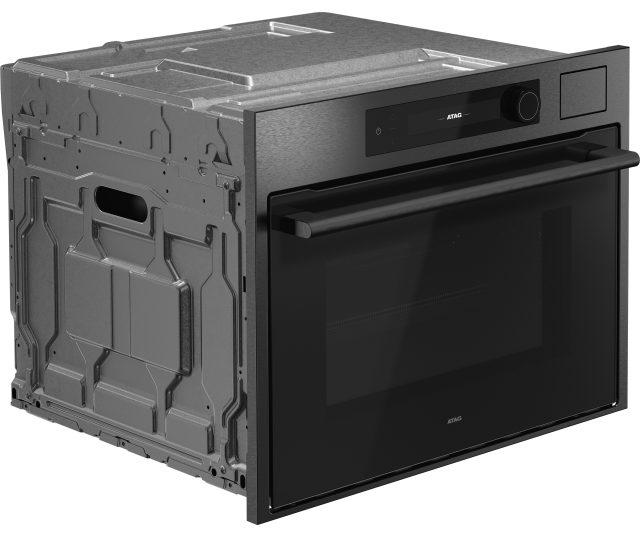 Atag CSX8412D inbouw combi-stoomoven met magnetron - blacksteel