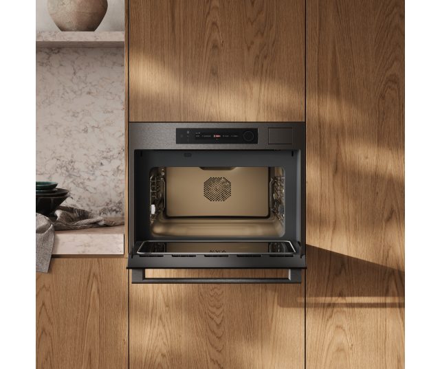 Atag CSX8412D inbouw combi-stoomoven met magnetron - blacksteel