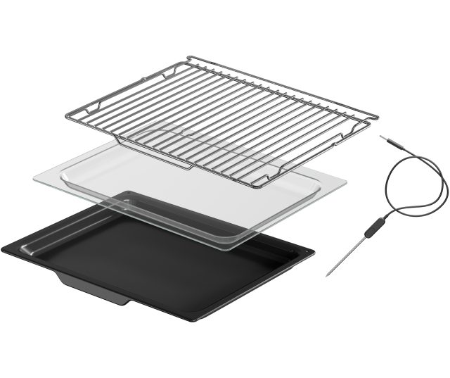Atag CX8671D inbouw oven met magnetron - zwart glas