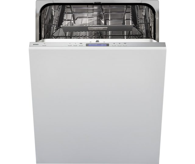 Atag DW8114XT verhoogde inbouw vaatwasser - hoog model XXL - besteklade
