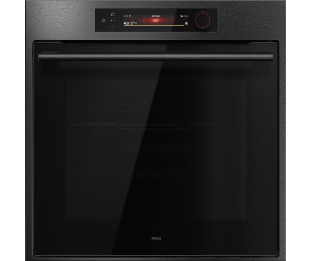 Atag OXP8612D inbouw oven met pyrolyse - blacksteel