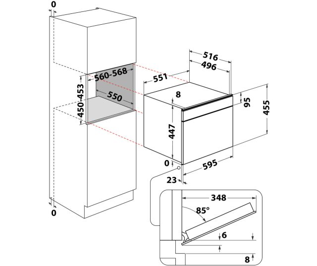 Bauknecht ECSK7 CT845 PT combi-stoomoven inbouw