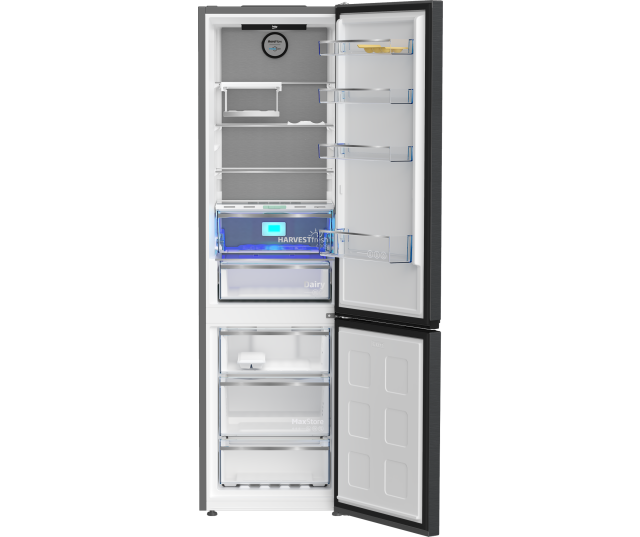 Beko B5RCNE406LXBRW vrijstaand koelkast - grijs