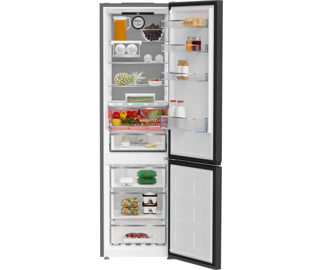 Beko B5RCNE406LXBRW vrijstaand koelkast - grijs