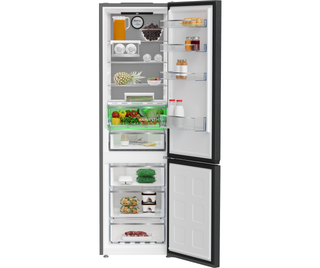 Beko B5RCNE406LXBRW vrijstaand koelkast - grijs