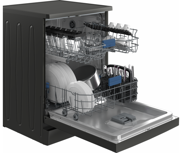 Beko BDFN26443G vrijstaand vaatwasser - grijs