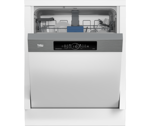 Beko BDSN36440XC inbouw vaatwasser - half geintegreerd