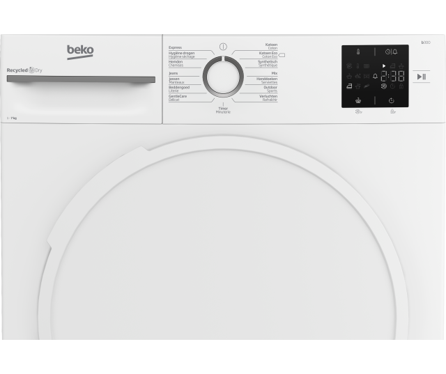 Beko BM3T3722W vrijstaand droger - wit