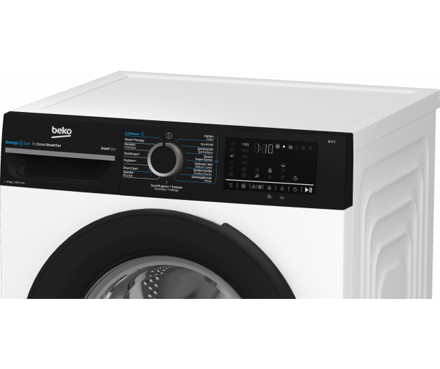 Beko BM3WFU41041B wasmachine met stoom - wit