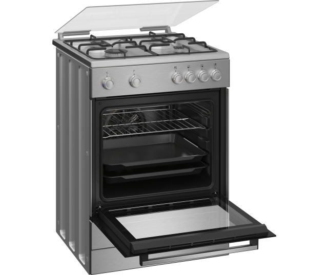 Beko FBM6202X NL vrijstaand fornuis - roestvrijstaal