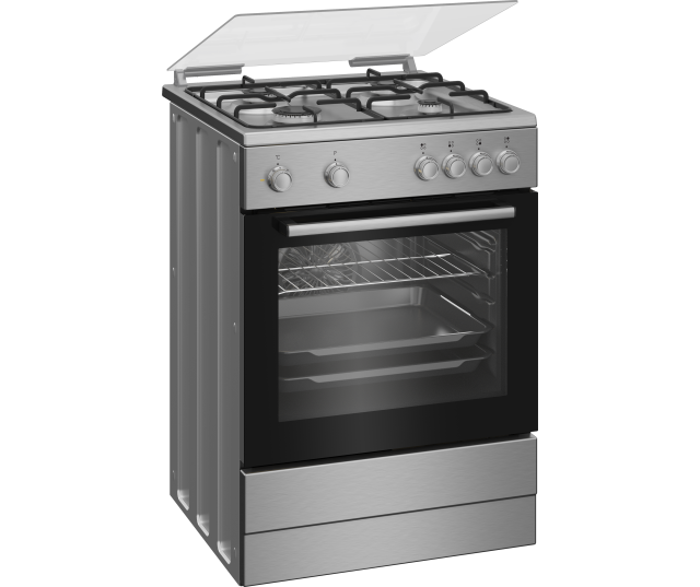 Beko FBM6202X NL vrijstaand fornuis - roestvrijstaal