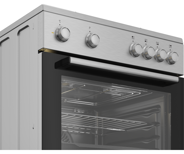 Beko FBM6202X NL vrijstaand fornuis - roestvrijstaal