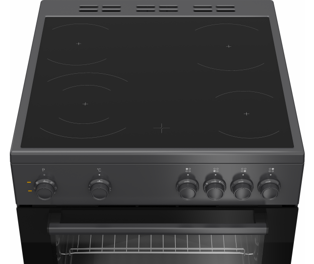 Beko FBM6701A vrijstaand fornuis - antraciet