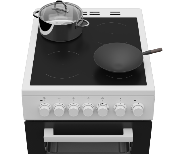 Beko FSM57100GW vrijstaand fornuis - wit