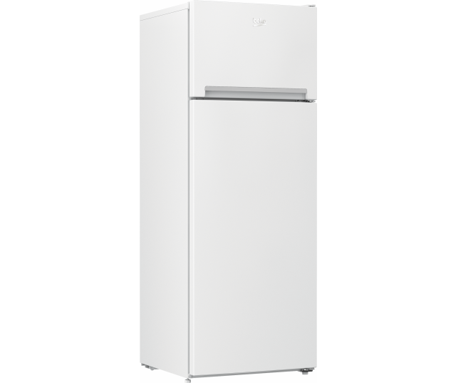 Energiezuinige koelkast met vriesvak boven – Beko RDSA240K45W2 in wit