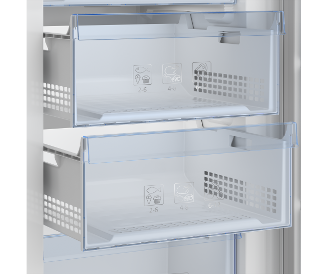 Beko RFNE448E35W vrijstaand vrieskast - wit