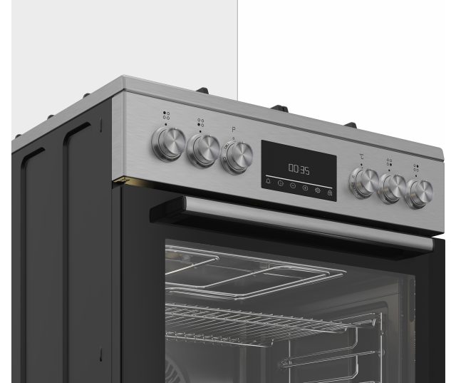 Beko FBE6133XS NL vrijstaand fornuis - roestvrijstaal